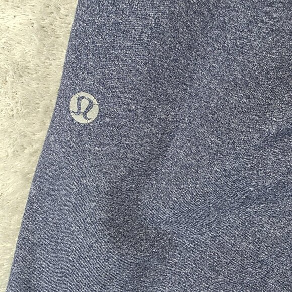 Lululemon Pants Mens Medium Blue Heather Performance Drawstring Zip Pockets Tech - Picture 10 of 12